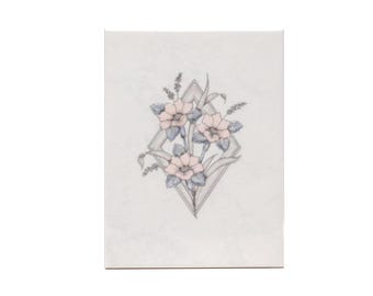 ONICE BIANCO 6x8 Italian Deco