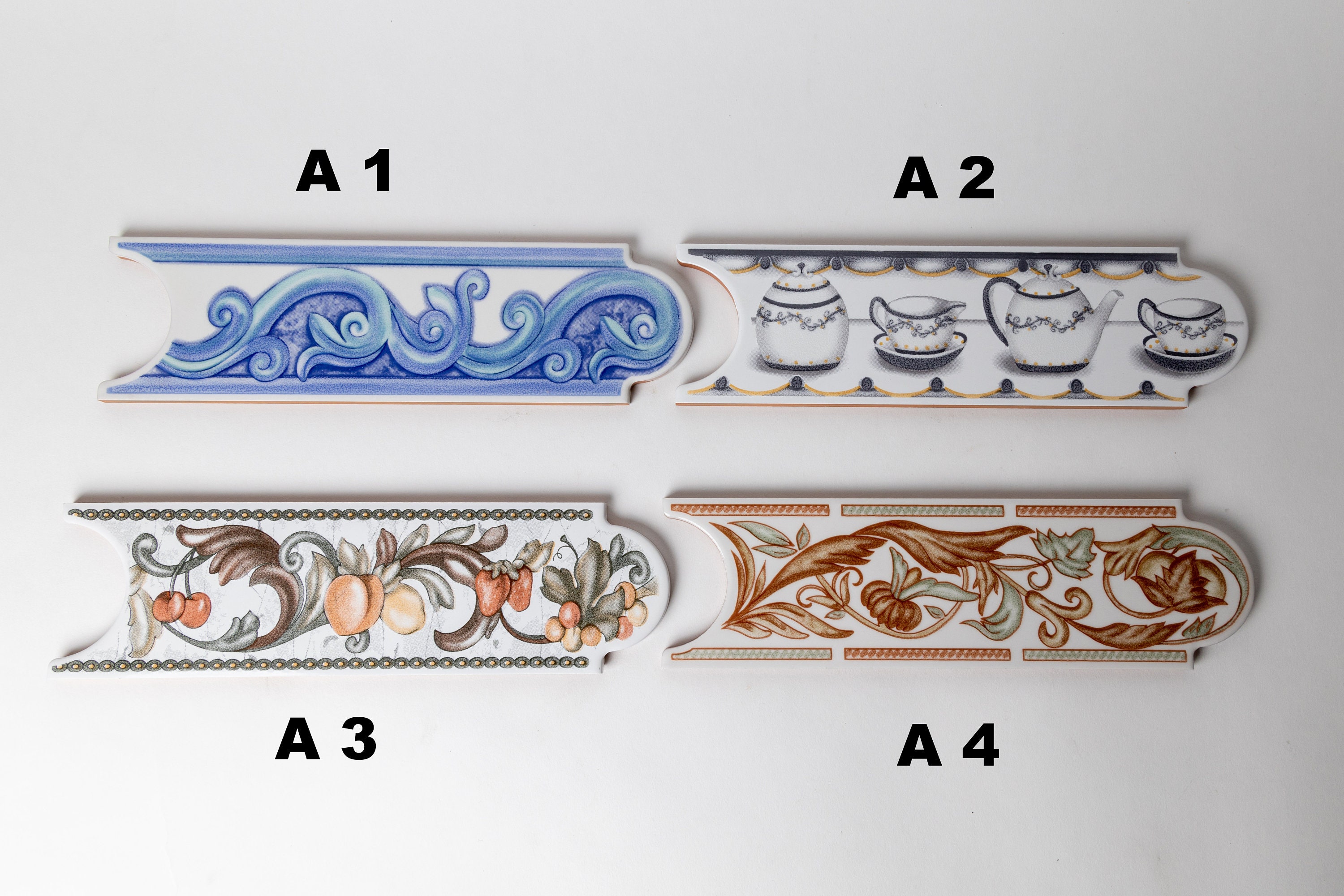 Ceramic Tile Border Trim 3x10 (vintage Made in Spain) - Etsy