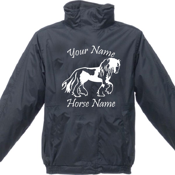 Personalised Horse Rider Jacket Regatta Equestrian Gift Stable Jockey Dressage Bomber Waterproof Dover Equine Coat Xmas Present Unisex Top