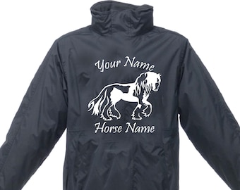 Personalised Horse Rider Jacket Regatta Equestrian Gift Stable Jockey Dressage Bomber Waterproof Dover Equine Coat Xmas Present Unisex Top