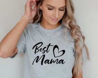 Mama Cotton T-Shirt, Casual Mom Style (Unisex S-2XL)