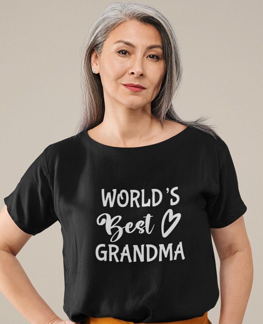 worlds best grandma t shirt