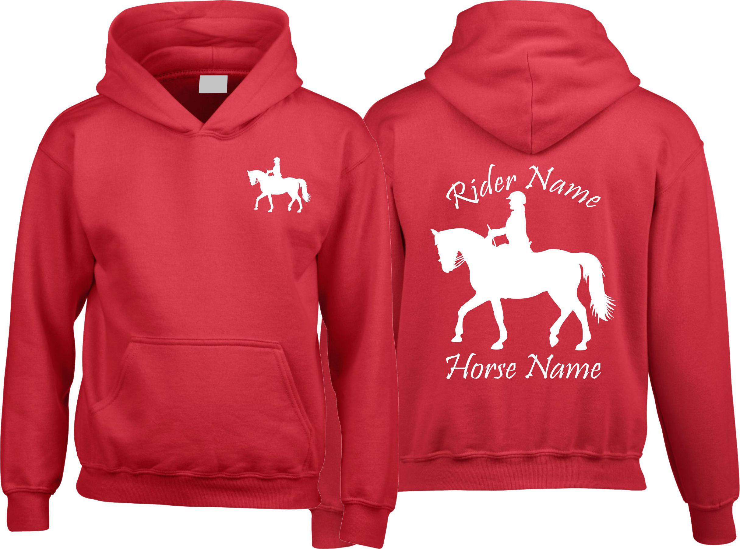 Personalized Equestrian Hoodie: Horse Jumper, Rider Gift - Etsy UK