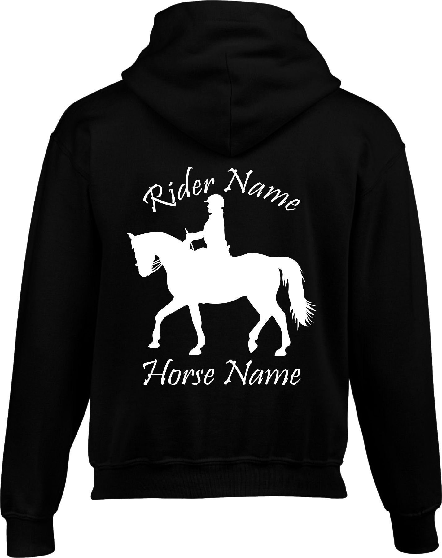 Felpa con cappuccio personalizzata per cavalli, regalo per equitazione, corse di cavalli, pony, salto ostacoli, dressage, equitazione, equino, cob, maglia natalizia