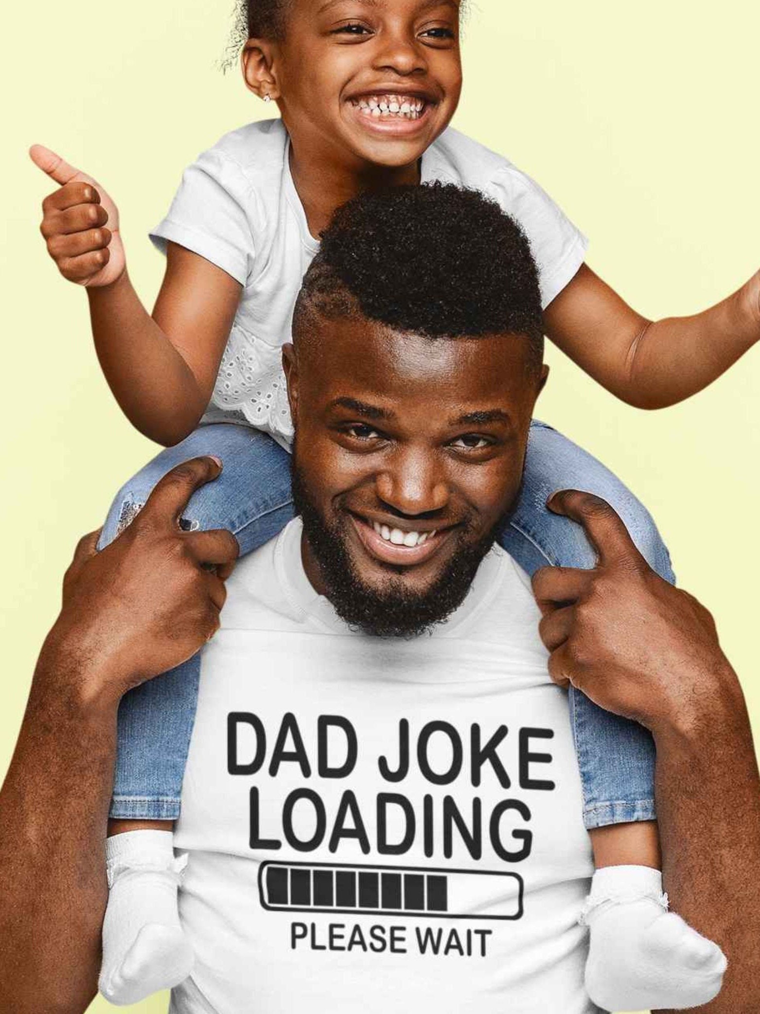 Dad Gift T-Shirt Joke Loading, Jokes Fathers Day Family Presents, Birthday For Daddy Shirt Xmas Gifts Tee Tops