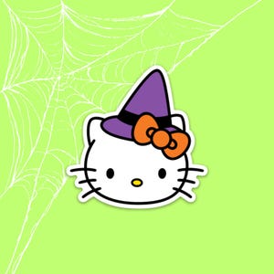Kitty Witch Sticker