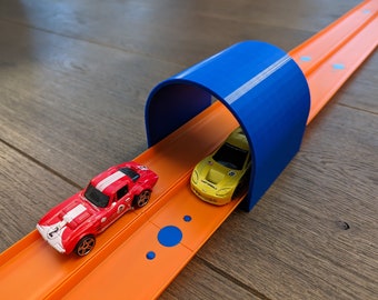 Double tunnel pour piste de course Hot Wheels