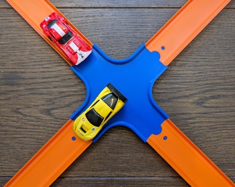 Hot Wheels racebaankruispunt | 4-weg kruising | Acht: