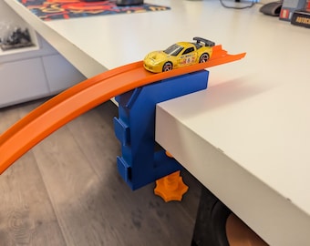 Hot Wheels-compatibele rupsbandklem / montage op bureau, deur, elk oppervlak / dubbele rijstrook / rupsbandstarter