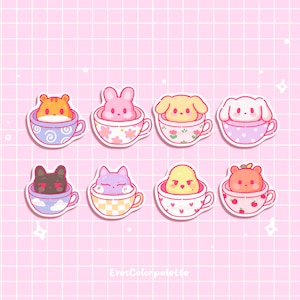 Aniteaz Holo Sticker Set - Cute Holo Sticker - Broken Glass