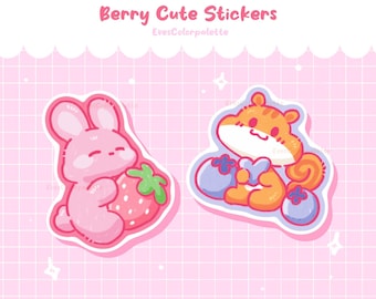 Berry Cute Stickers - Aniteez, Ateez inspired vinyl sticker