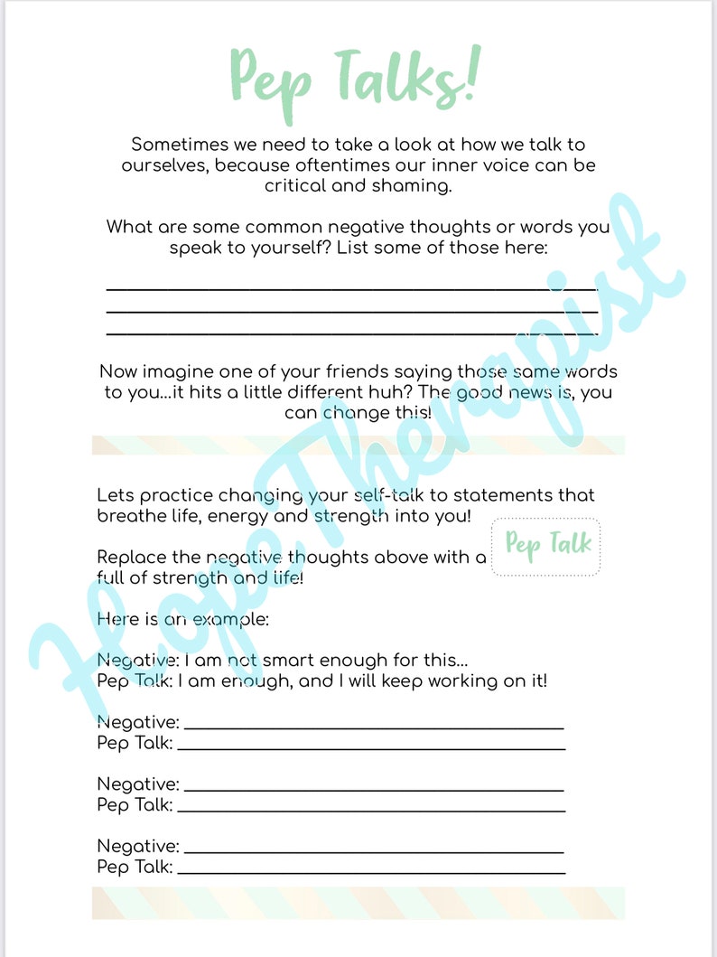Strength-based Worksheets Therapy Worksheet Mental Health - Etsy