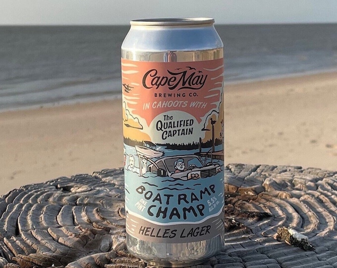 Featured listing image: The Qualified Captain Boat Ramp Champ Soy Candle / Cape May Brewing Co.