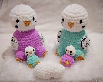 crochet soft bird