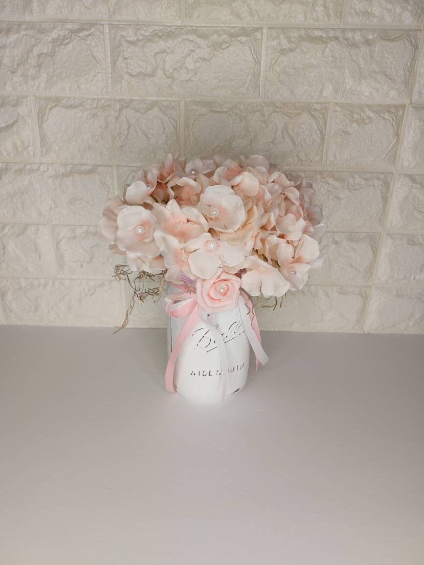 Bridal Shower Centerpiece Baby Shower Centerpiece Hydrangeas, Wedding