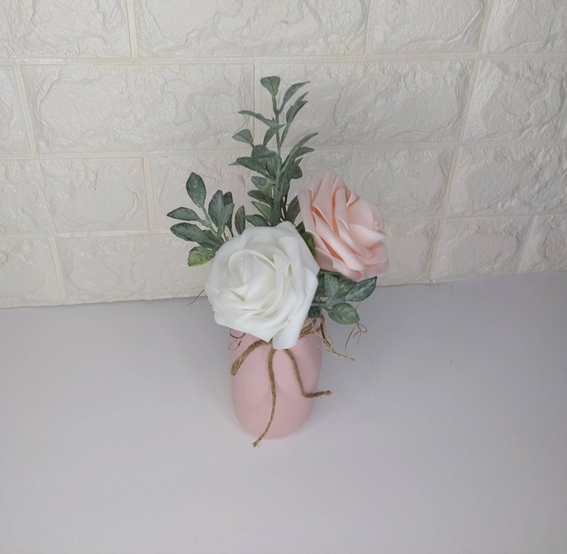 Bridal Shower Centerpiece Baby Shower Centerpiece Foam Roses Etsy
