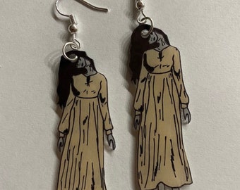 Bent neck lady haunting of hill house earrings