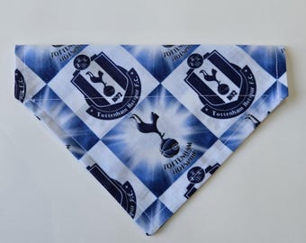 Tottenham Football Dog Bandana. Medium and Small. Double Sided