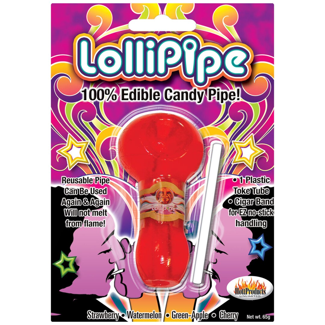 Lillipipe Candy Edible Pipe Tobacco Pipe Cherry Flavor Etsy