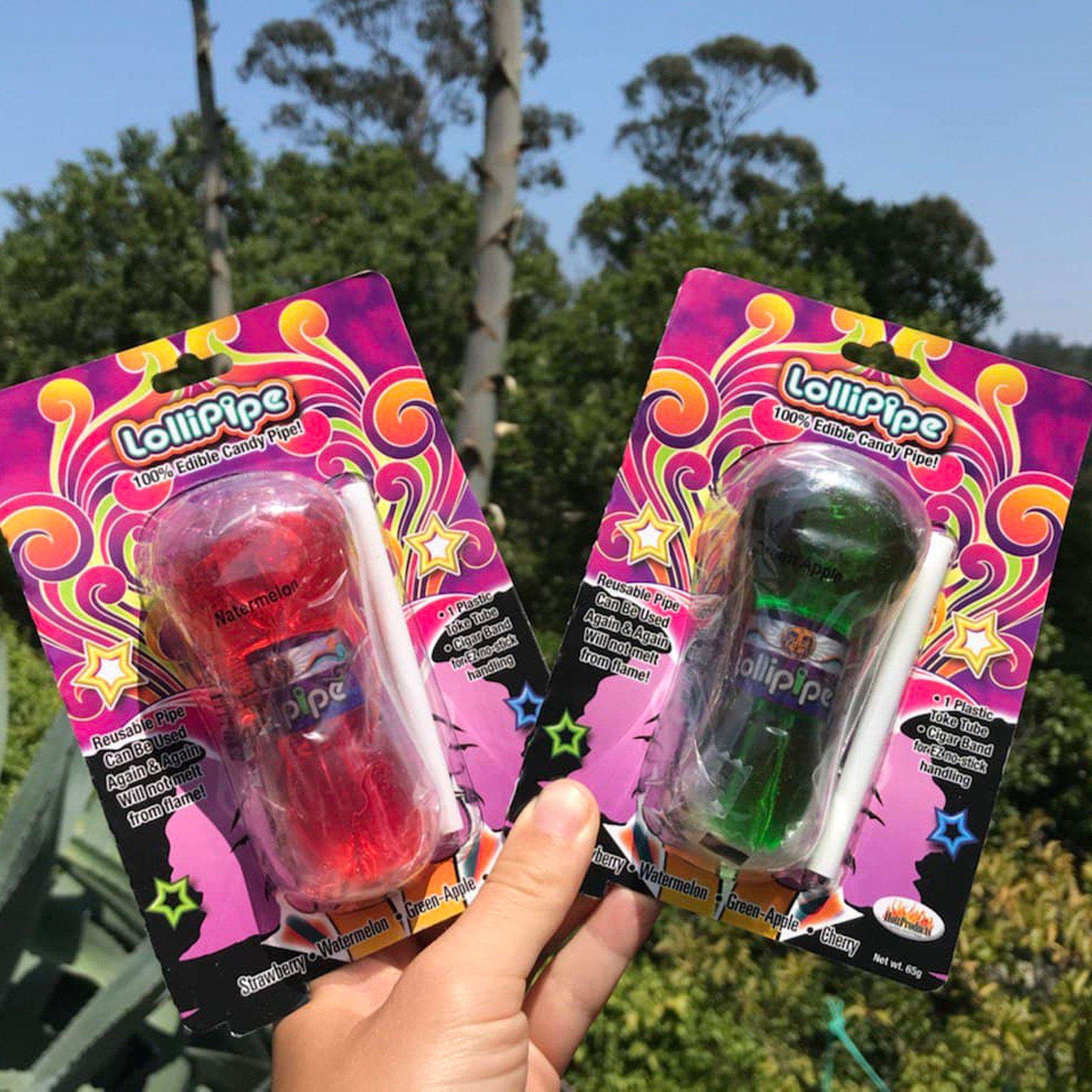 Lillipipe Candy Edible Pipe Tobacco Pipe Cherry Flavor Etsy