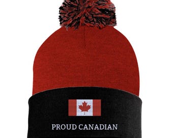 Canadian Hat 1918 100% wool hat with pompom canadian hat | Accessories | Canadian Hat 918 10 Wool Hat  main image 3