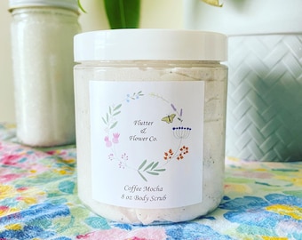 Sugar Body Scrub,  8 oz, Choose Scent
