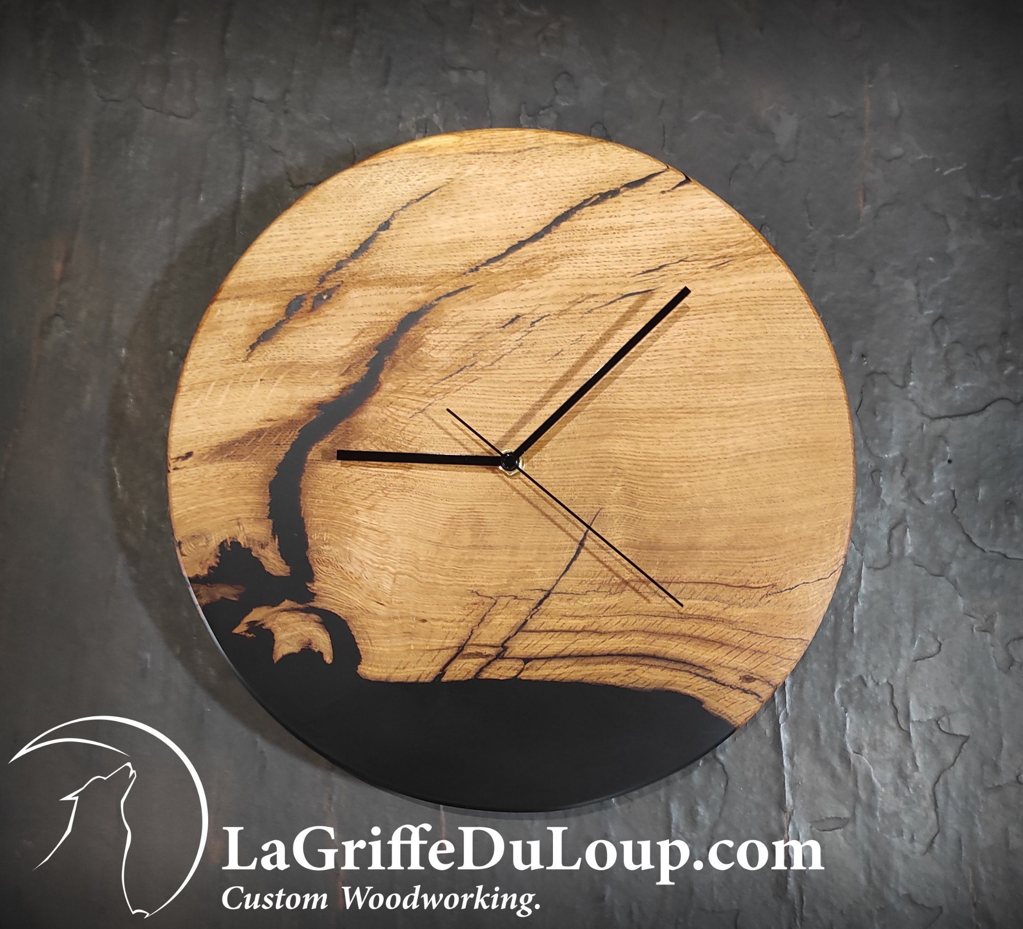 Horloge En bois De Chêne