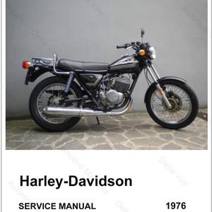 Harley Davidson SS-SX-175-250 Service Manual 1974-1976 PDF File