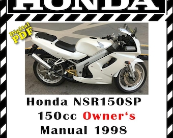 Honda NSR150SP Owner's Manual 1998 PDF File