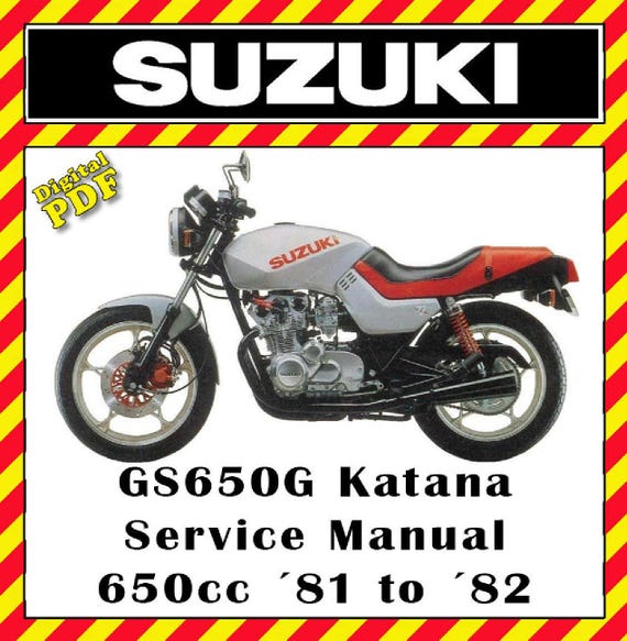 スズキ GS650G サービスマニュアル 1981 - 1982 PDFファイル - Etsy 日本