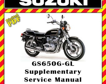 Suzuki GS650G-GL Supplementary Service Manual 1981 - 1982 PDF FILE