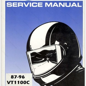 Honda Shadow  VT1100C Service Manual 1987-1996