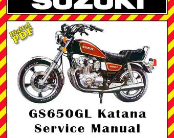 Manuel d'entretien Suzuki GS650GL 1981 - 1982 FICHIER PDF