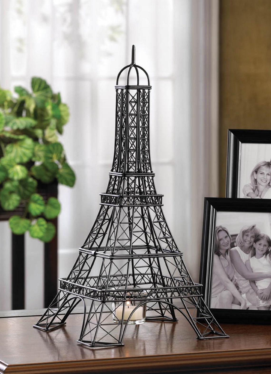 Eiffel Tower Candle Holder Decorative Eiffel Tower Candle Etsy