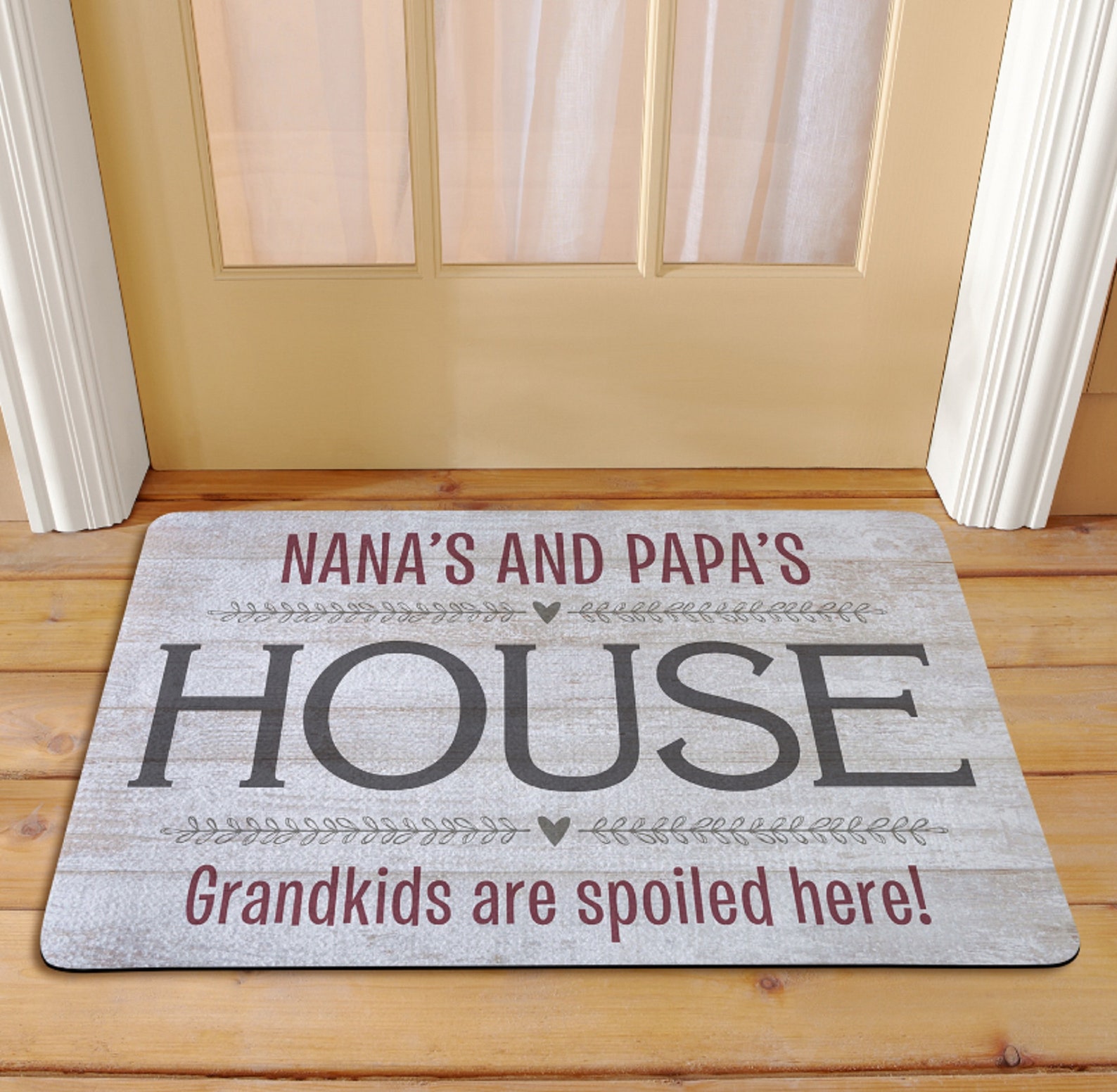Personalized Grandparents House Doormat Customized Doormat Etsy
