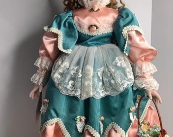Vintage William Tung Porcelain Doll “Cathy” - 25” Limited Edition Collectible.