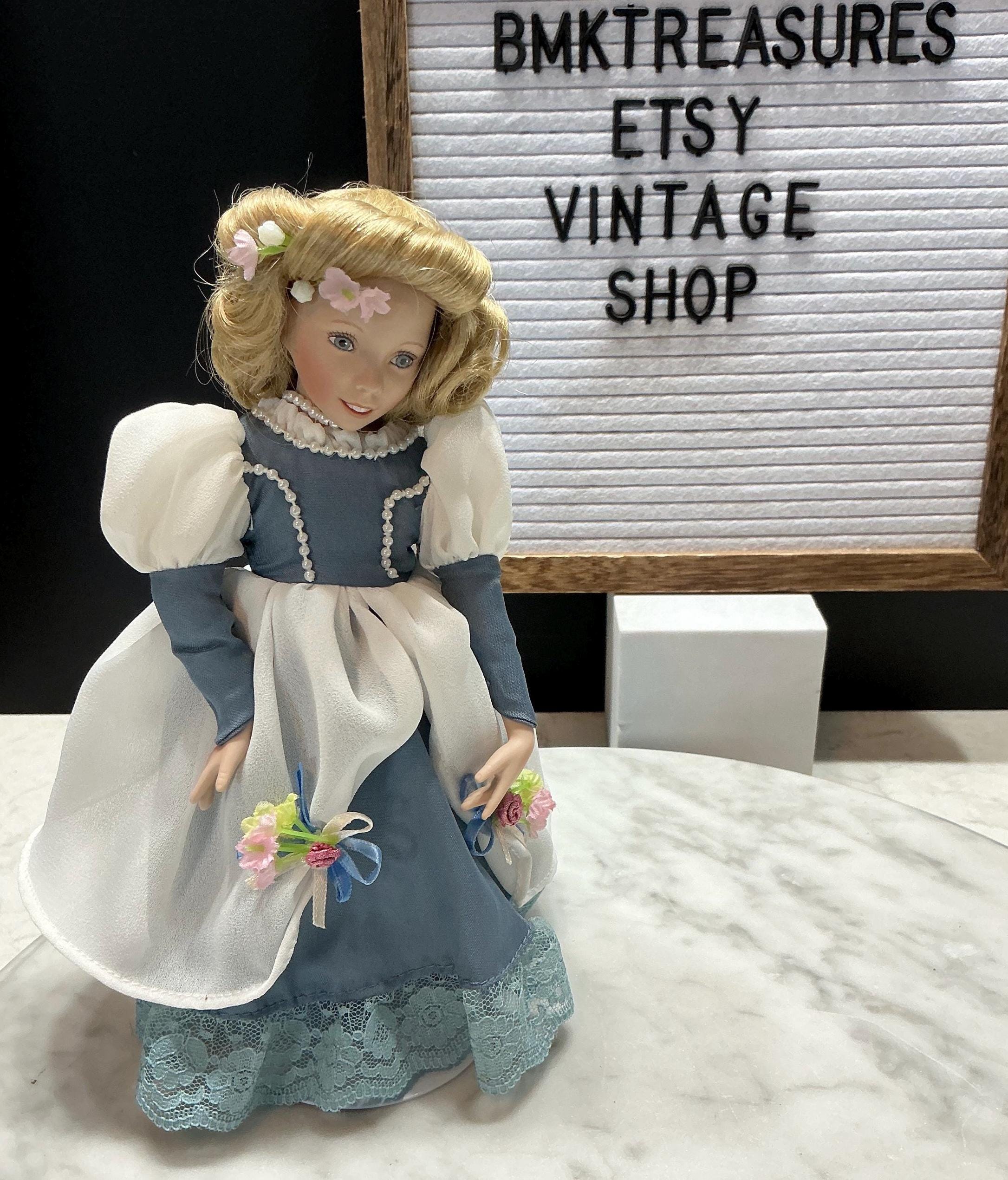 Vintage Porcelain Fairy Doll - Etsy