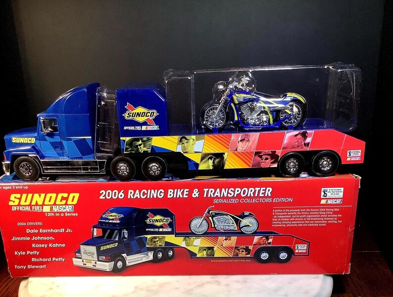 Sunoco Racing Bike & Transporter Collectible Toy Truck (2006). - Etsy