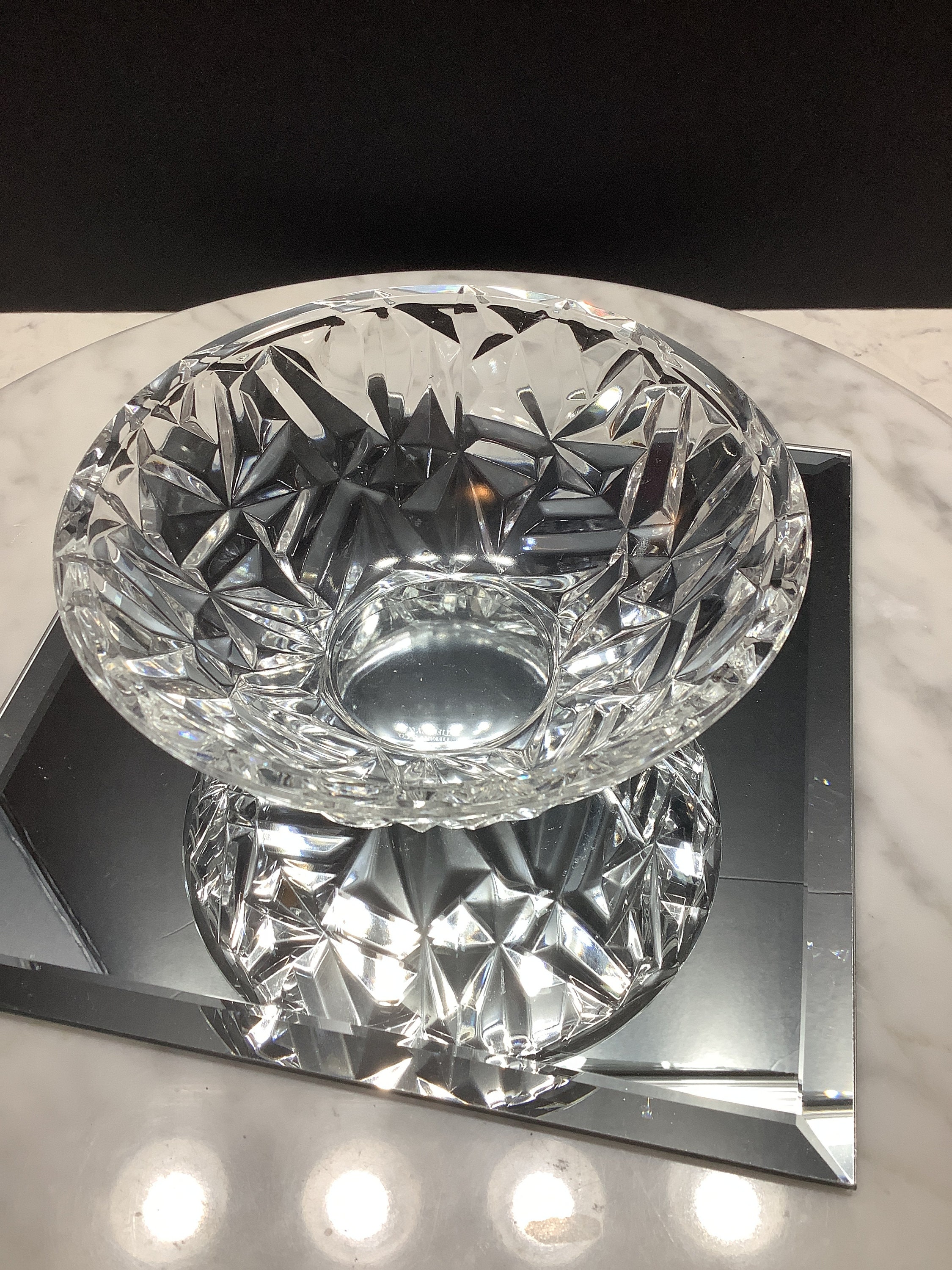 Tiffanys and Co Crystal Bowl - Etsy