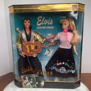 Barbie Loves Elvis Collector Edition Gift Set by Mattel, NIB (1996)
