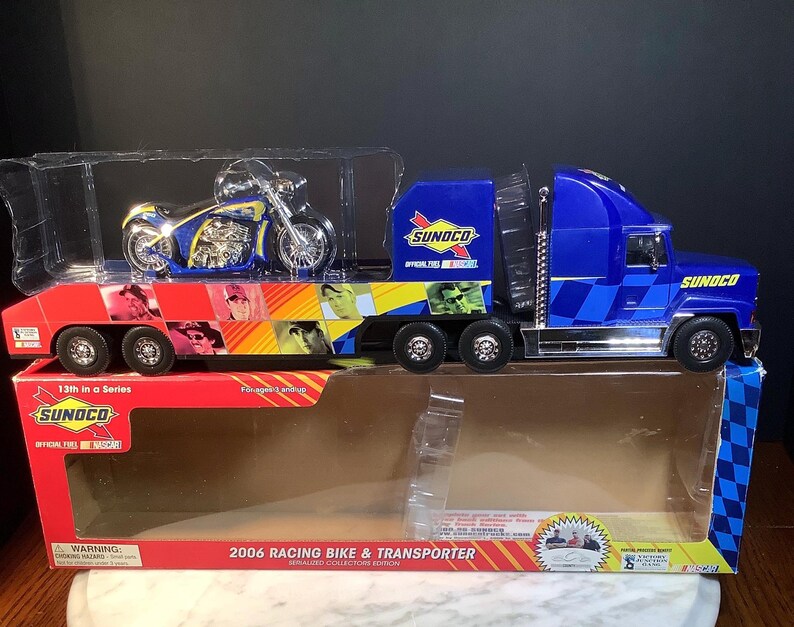 Sunoco Racing Bike & Transporter Collectible Toy Truck (2006). - Etsy