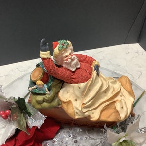 Vintage Hallmark~ Limited Edition ~ The Journey Begins Sculpted by Duane Unruh~  Santa in Sleigh 1987 No. 6134/17350