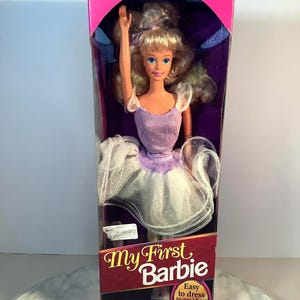 Vintage 1993 My First Barbie Doll: Ballerina in Box (NIB) Mattel