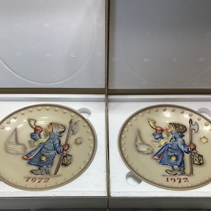 1972 M.J Hummel 2nd Annual Collector’s Plate ~ “Listen to your people” No. 265 ~ Original Box