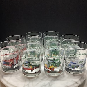 Hess Truck Glasses - Etsy
