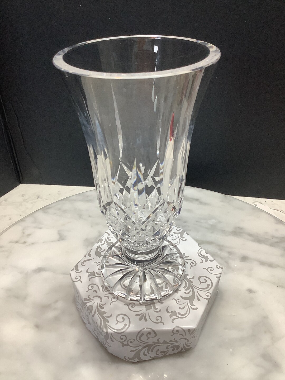 Waterford Crystal 7 Flared Vase Lismore by WATERFORD CRYSTAL Waterford