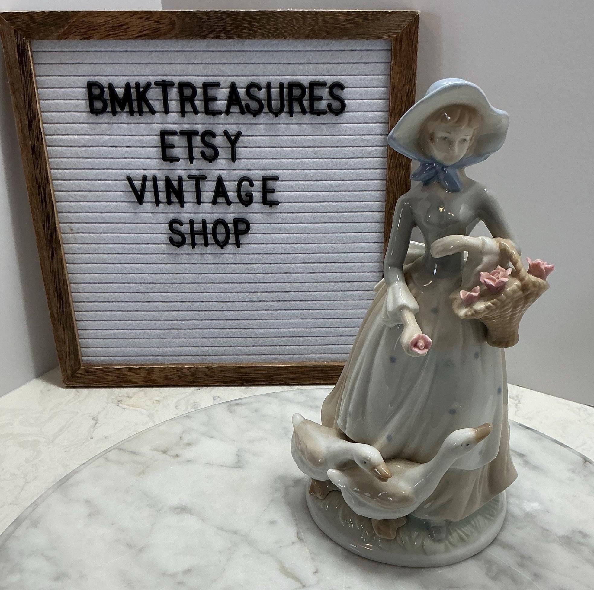 Lladro Girl Figurine With Flowers - Etsy - Page 6