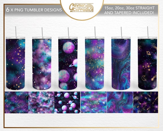 Outer Space Mug Design Sublimation Mugs Bundle Set of 6 Designs for 12 Oz  and 15oz Mugs Galaxy Coffee Cup Designs in Png 