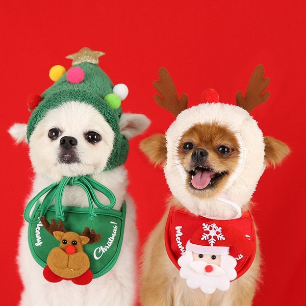 Christmas Hats for Dogs Etsy