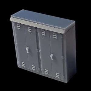 N Scale Signal Electronics Cabinet for Model Railroad Diorama 6-Pack